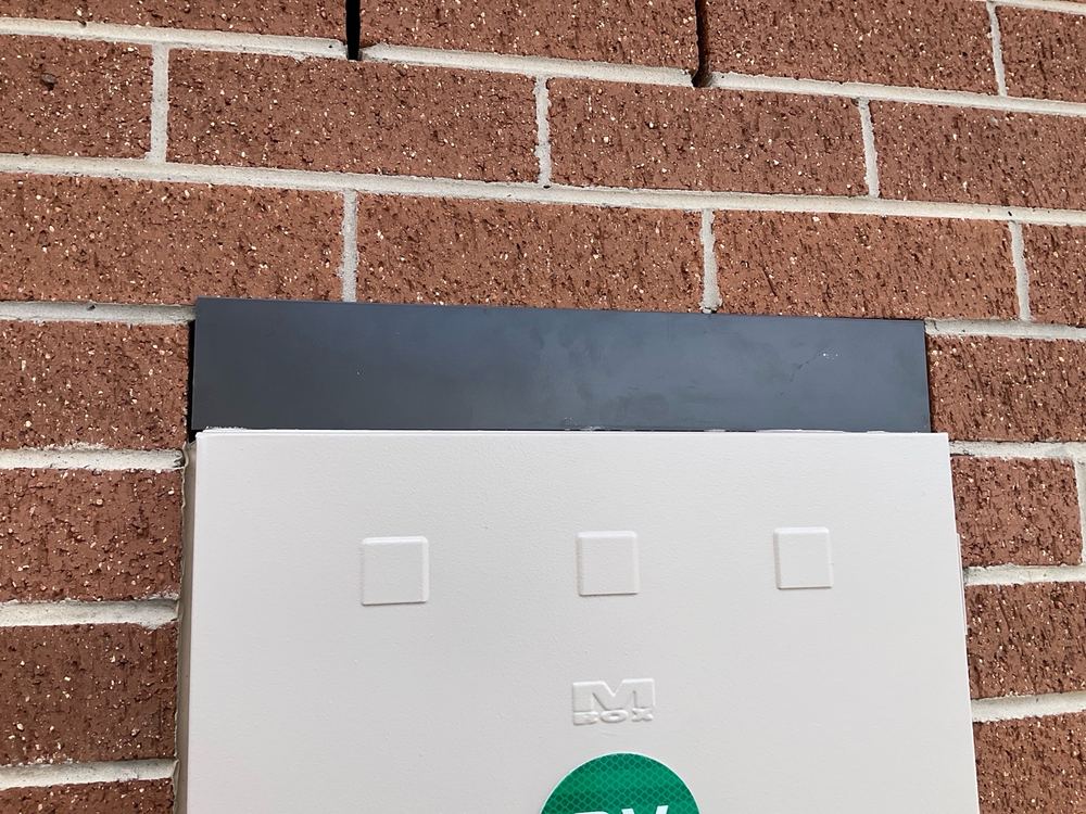 Service penetration through the wall left unsealed around the pipe, Wyndham Vale