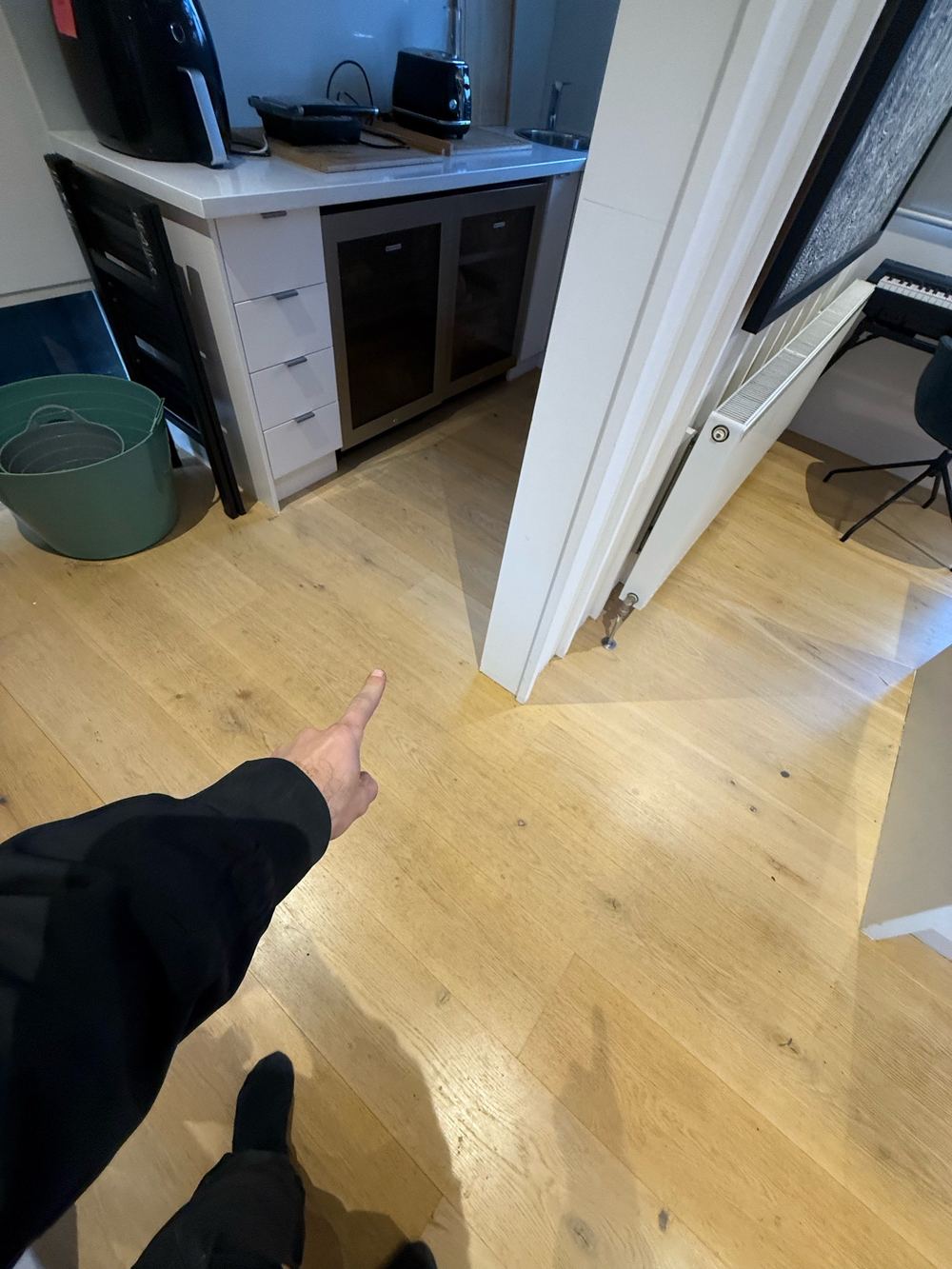 Floor springing and squeaking underfoot in the pantry, found during a pre-purchase inspection in Hawthorn